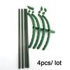 4Pcs Plastic Plant Support Pile Orchid Stand Holder For Flowers Semicircle Greenhouses Fixing Rod Holder Bonsai