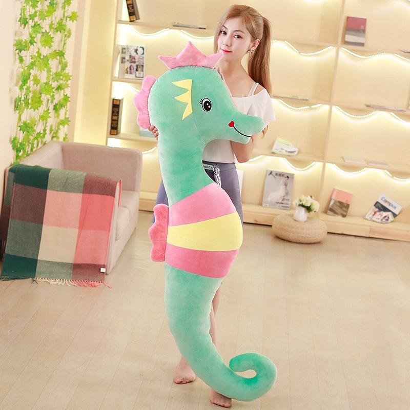 Soft Seahorse Doll Plush Toy Sea Life Seahorse Doll Home Pillow Girl Ragdoll Doll