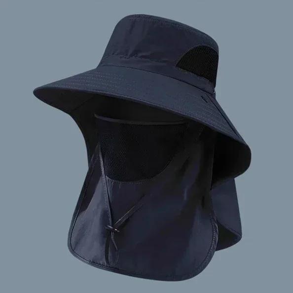 Summer Hat for Men Women Outdoor Fisherman Hat UV Anti Neck Protection Sun Fishing, Growing Vegetables, Outdoor Sports Sun Hat
