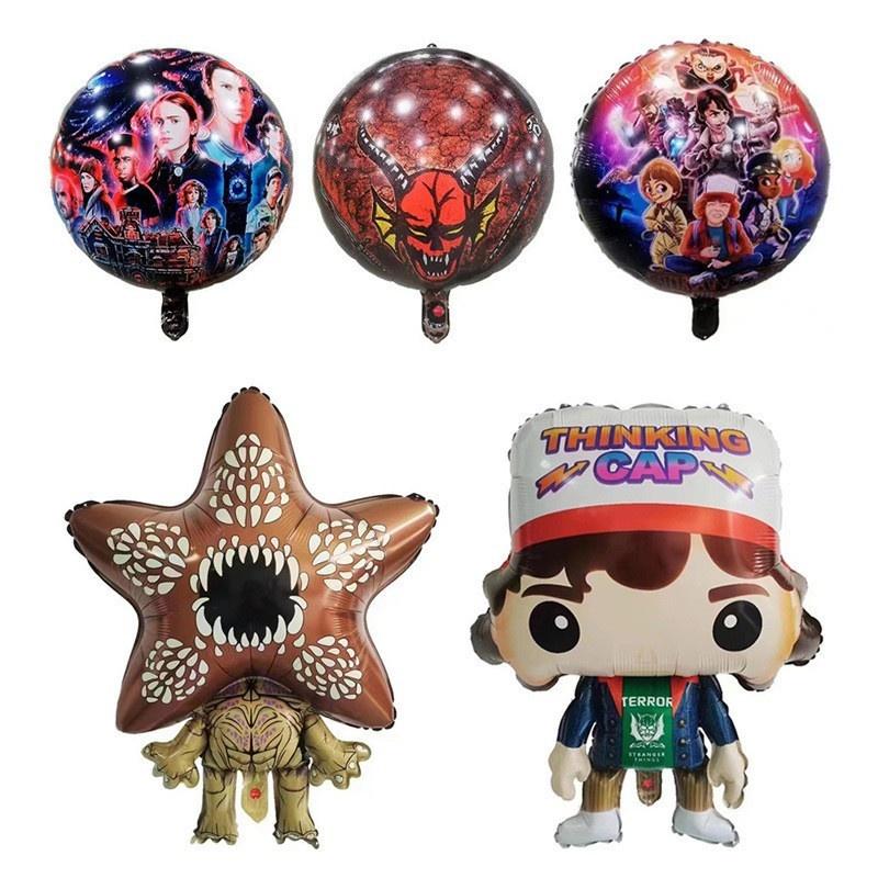 Cartoon Strange Story Foil Balloons Carnivorous Flower Festival Decoration Latex Birthday Party Balloon Christmas Supplies