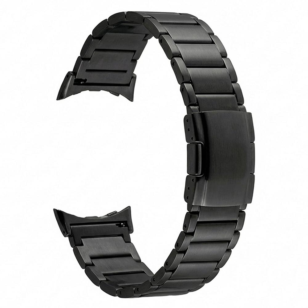 Klokkereim For Google Pixel Watch 4 45mm/3 45mm 3-ledd Skilpaddebakke Spenne Titanlegering Rem