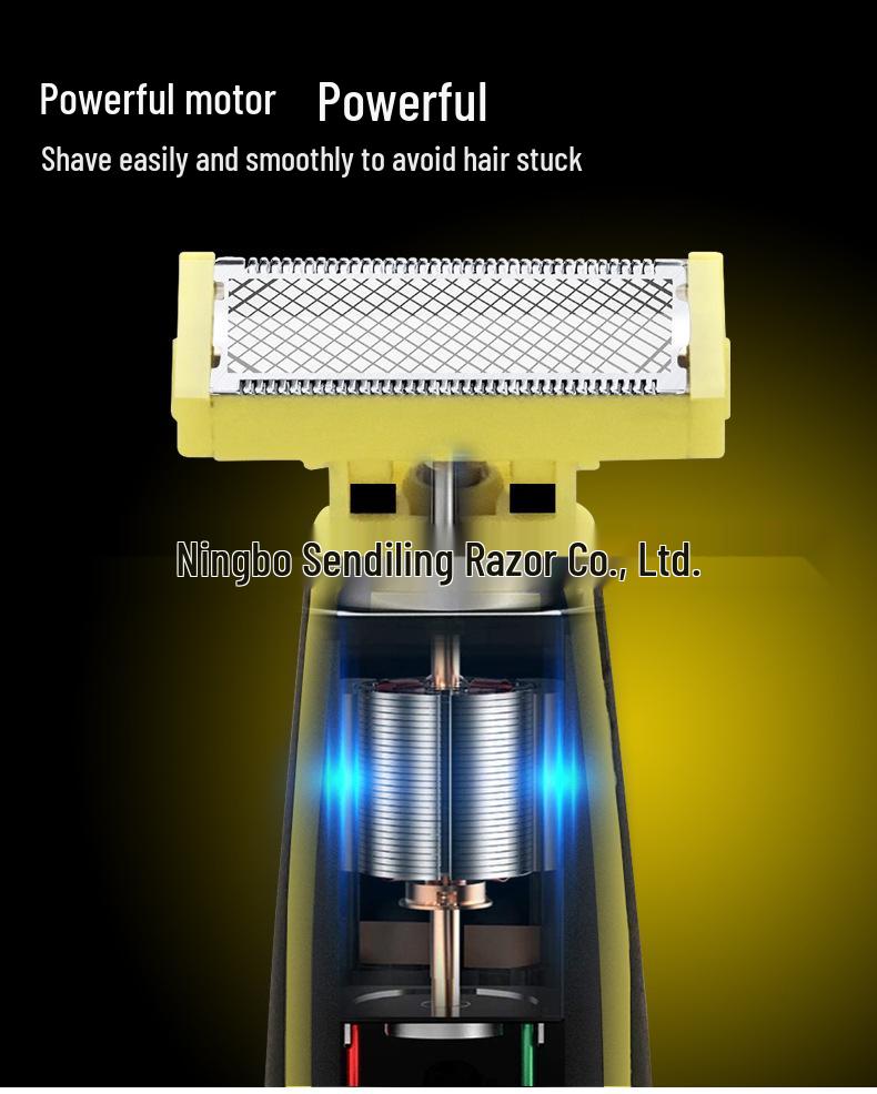 Portable USB Rechargeable Men's Electric Razor for Legs & Armpits