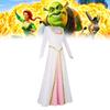 Cosplay kostým Shrek Fiona z polyesterovej látky na Halloweensku párty a prezliekanie