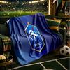 France Football Emblem Throws Blanket Flannel Blankets Plush for Couch Bed Gifts for Men Women Travel picnic blanket Christmas fan gifts