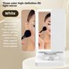 Folding Fill Light Makeup Mirror with Light Rechargeable LED Vanity Mirror