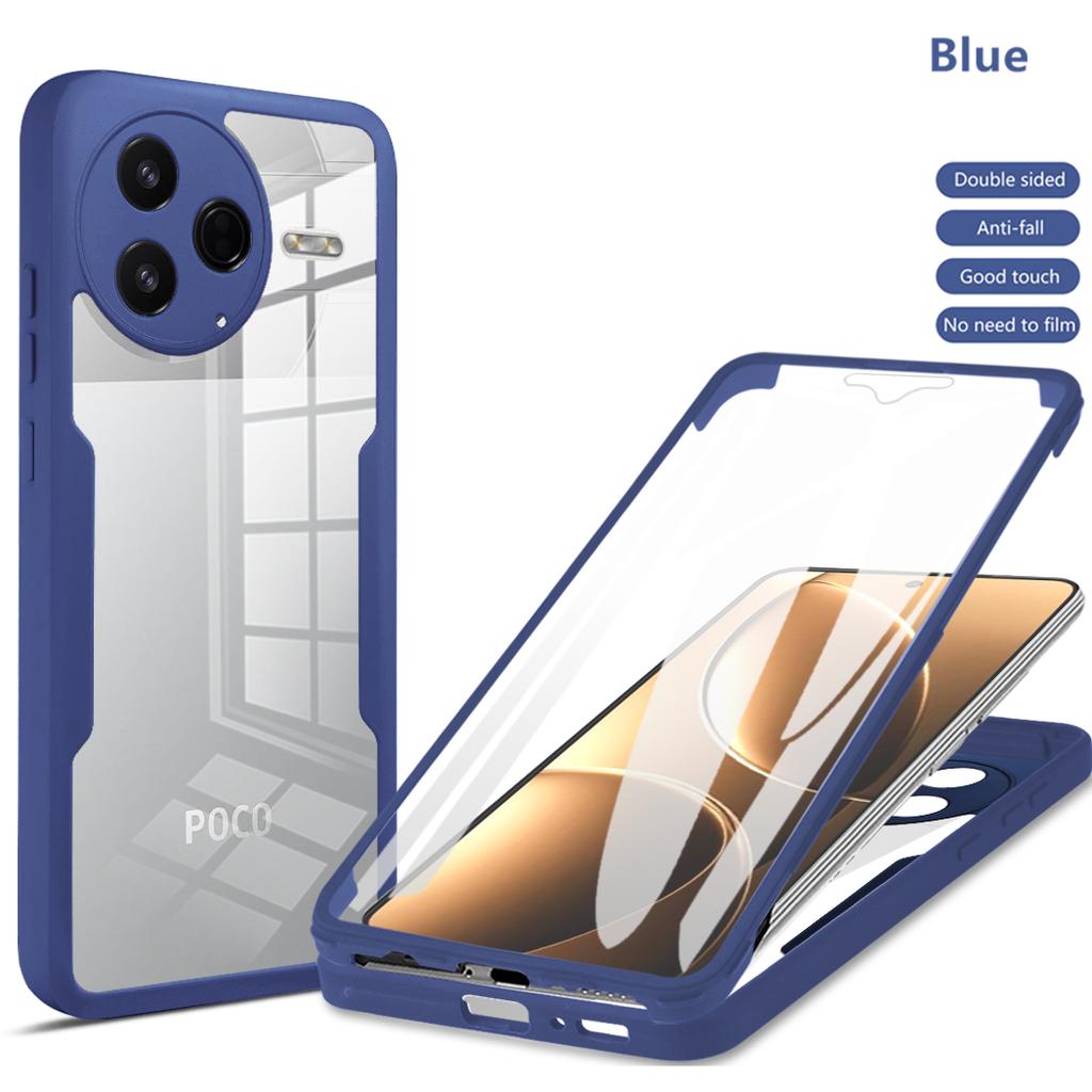Full Body Protection Shockproof Case for Xiaomi Poco F7 Pro F7 Ultra Protective Cover Clear Fundas Coque Capa