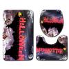 Halloween Badrumsgolvmatta Badrumsmatta Toalett Tre-delat Set