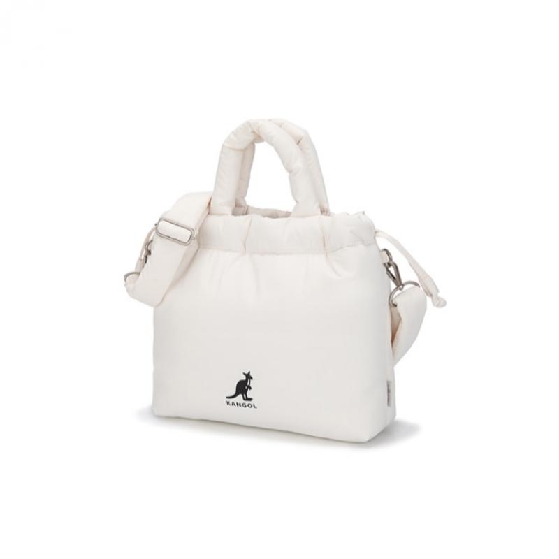 KangoL Wh Puffer Tote Bag L 3965 Ivory