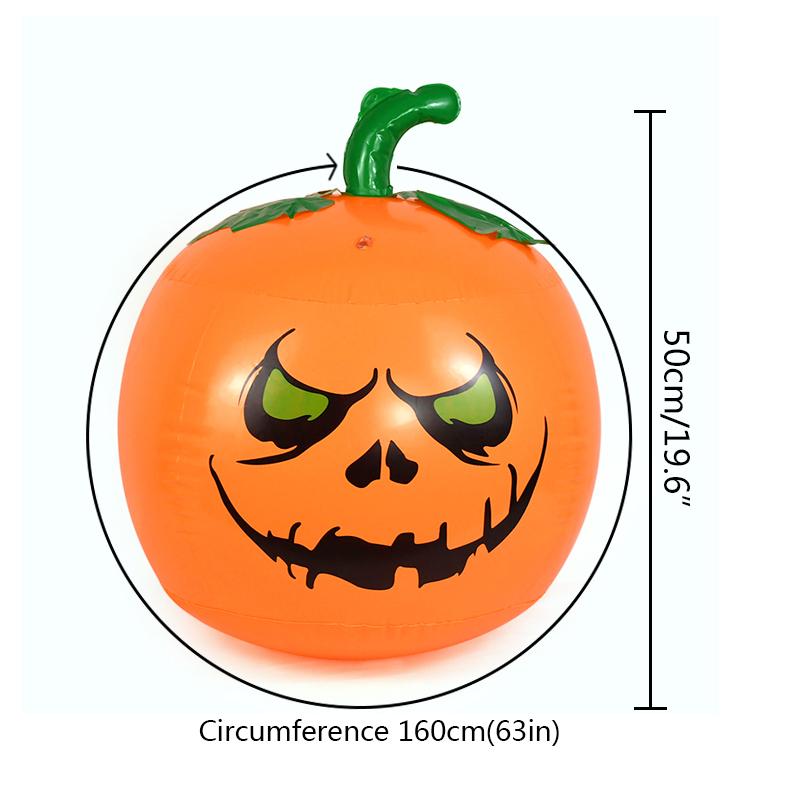 Large Halloween Inflatable Pumpkin Ball PVC Hanging Ghost Balloon Halloween Party Bar Haunted House Outdoor Courtyard Decoration