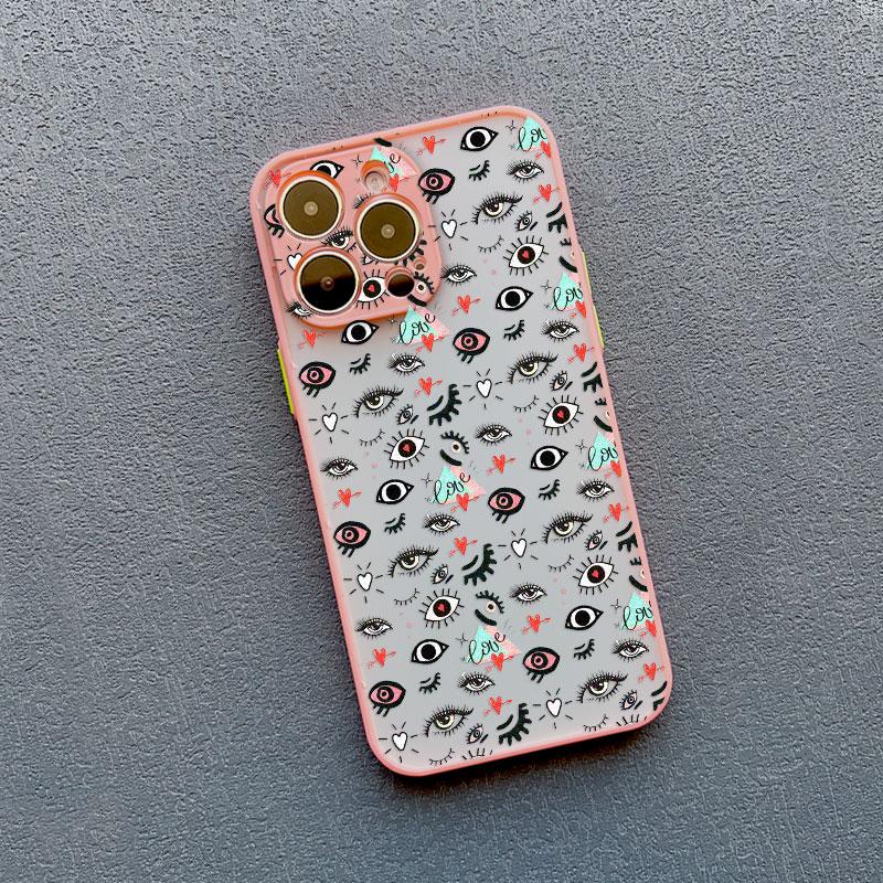 

Модный Креативный Дизайн Глаз Чехол Для Телефона Для iPhone 11 12 13 Mini Pro Max 15 Pro Max 14 16 Plus Pro Max X XS XR 7 8 Plus SE Чехол iphone 14Pro