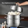 MAXCOOK 304 Stainless Steel 32cm 2-Layer Steamer Pot