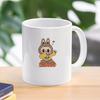 Labubu 3D Ceramic Mug The Monsters Creative Cute Milk Coffee Cup For Gift Abubu Home Kitchen Drinkware Mugs