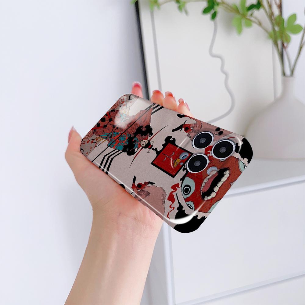All-inclusive Film Phone Case Cartoon Fashion Design Hard Shell Full Cover Camera Protection Case for Samsung Xiaomi Poco Redmi Infinix Tecno