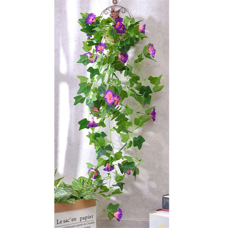 Fake Morning Glory Vine For Stunning Indoor And Outdoor Decoration**