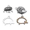 10pcs Hollow Animal Hedgehog Hedgepig Charms Pendants Making DIY Handmade Tibetan Finding Jewelry