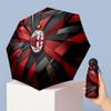 AC Milan Pattern Printed Mini 5 Folds 8 Ribs Compact Umbrella Windproof Waterproof Lightweight Portable Folding
