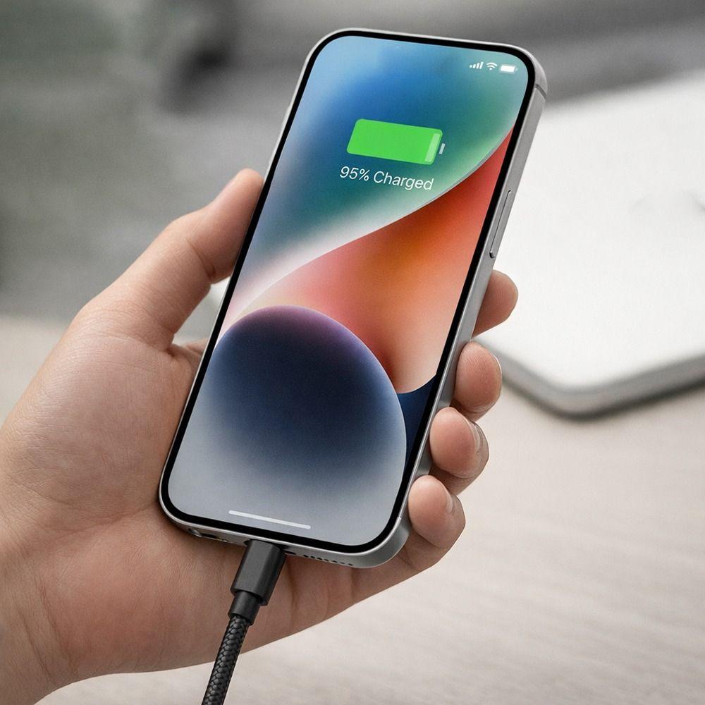 Nylon Braided USB C Cable 90 Degree Elbow Fast Charging USB to Type-C Adapter for iPhone/Samsung/Tesla/Huawei/Xiaomi/MacBook