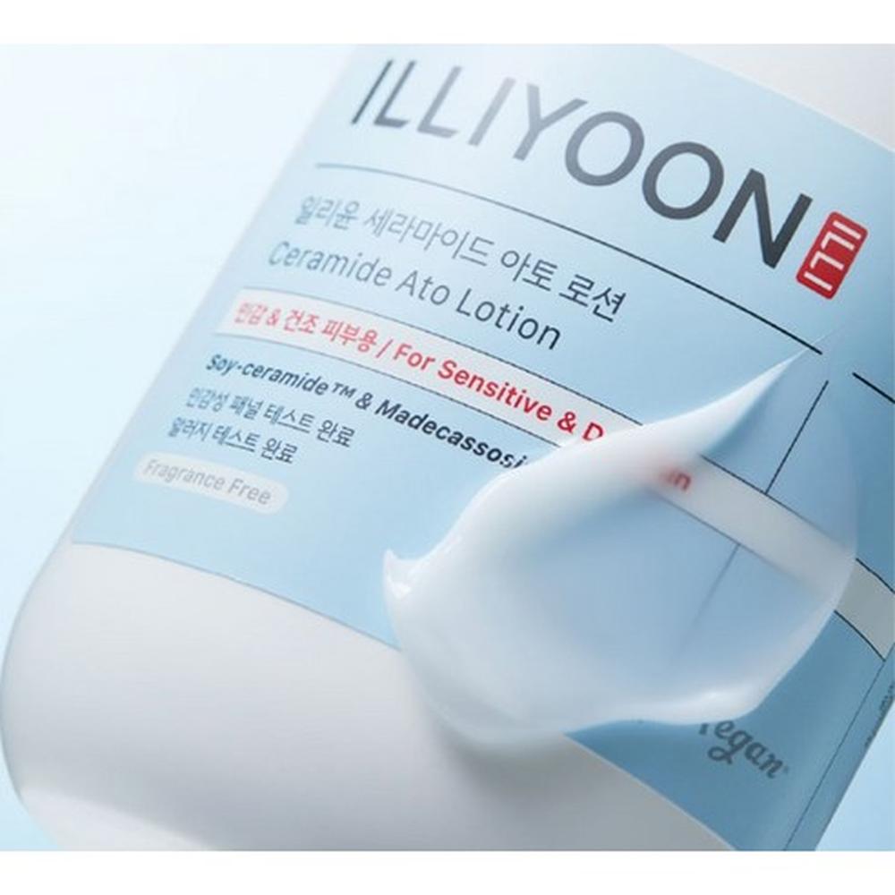 ILLIYOON Ceramide Ato Lotion Unscented 350ml – Barrier Care, Sensitive Skin Support, Korean