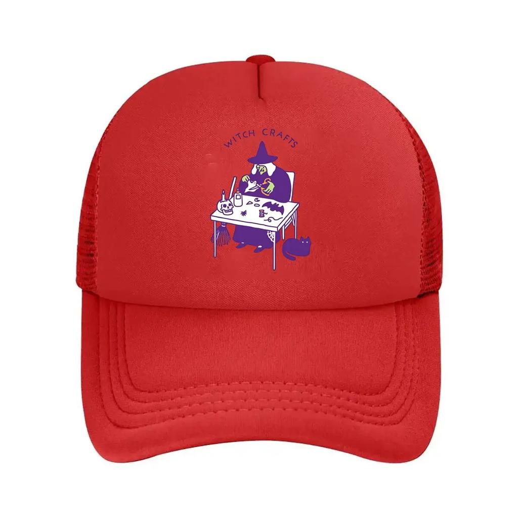 Witch Crafts Sticker Mesh Baseball Cap
