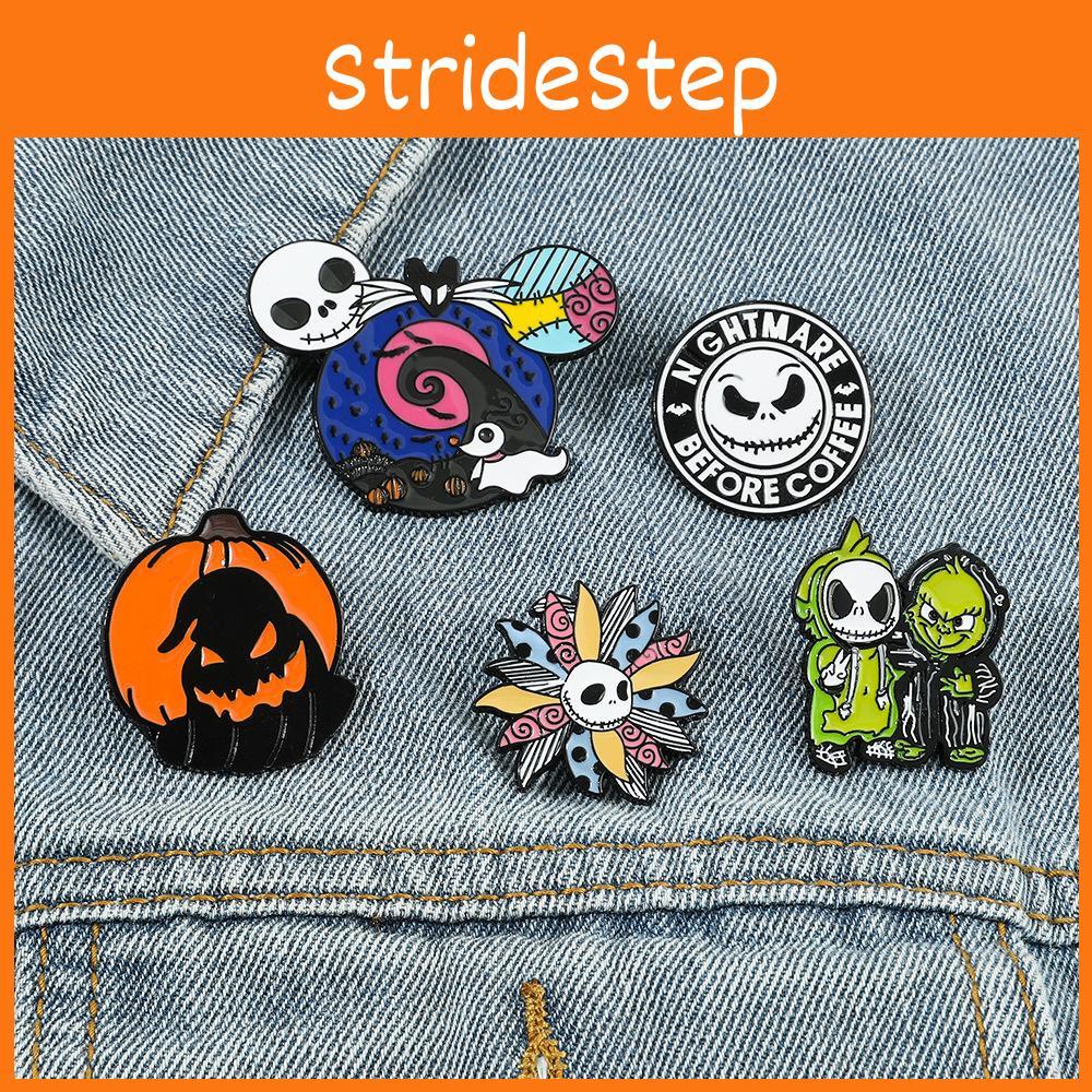 Drop Oil Processed Brooch Stylish Gothic Witch Pin Halloween Theme European And American Style