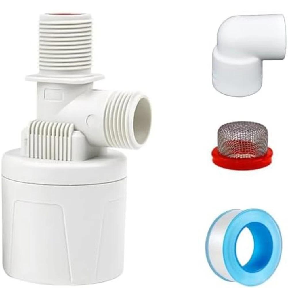 Water Tank Float Valve with Automatic Level Control Reliable Performance for Hydroponics and Other Applications
