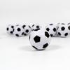 White Mini Toy Soccer Ball For Kids Soft Pu Foam Non-inflatable Solid Sports Ball