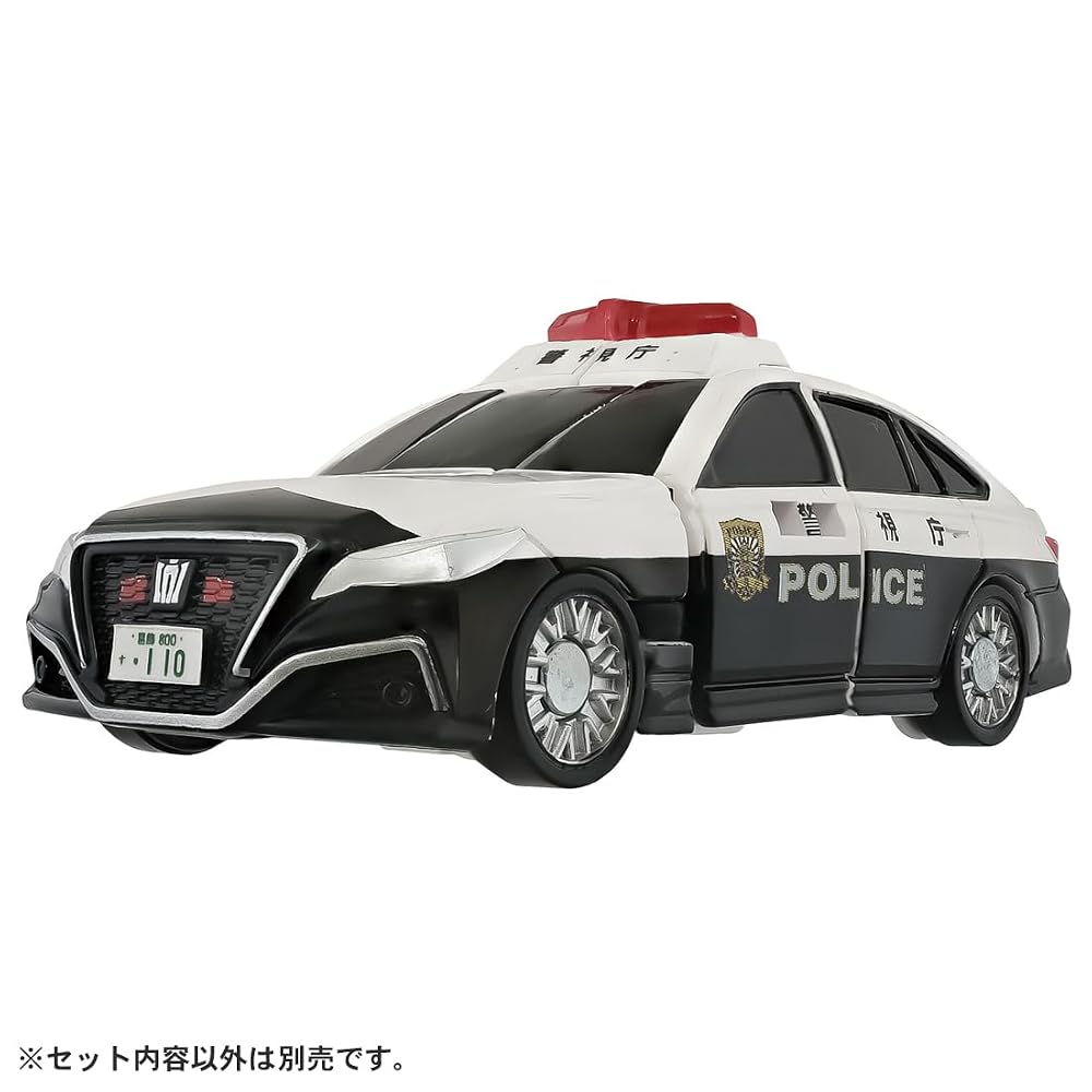 TAKARA TOMY Tomica Job Labor TJBDX Rising Police Braver Deca Ride Armor White Motorcycle DX Set Toy 3+