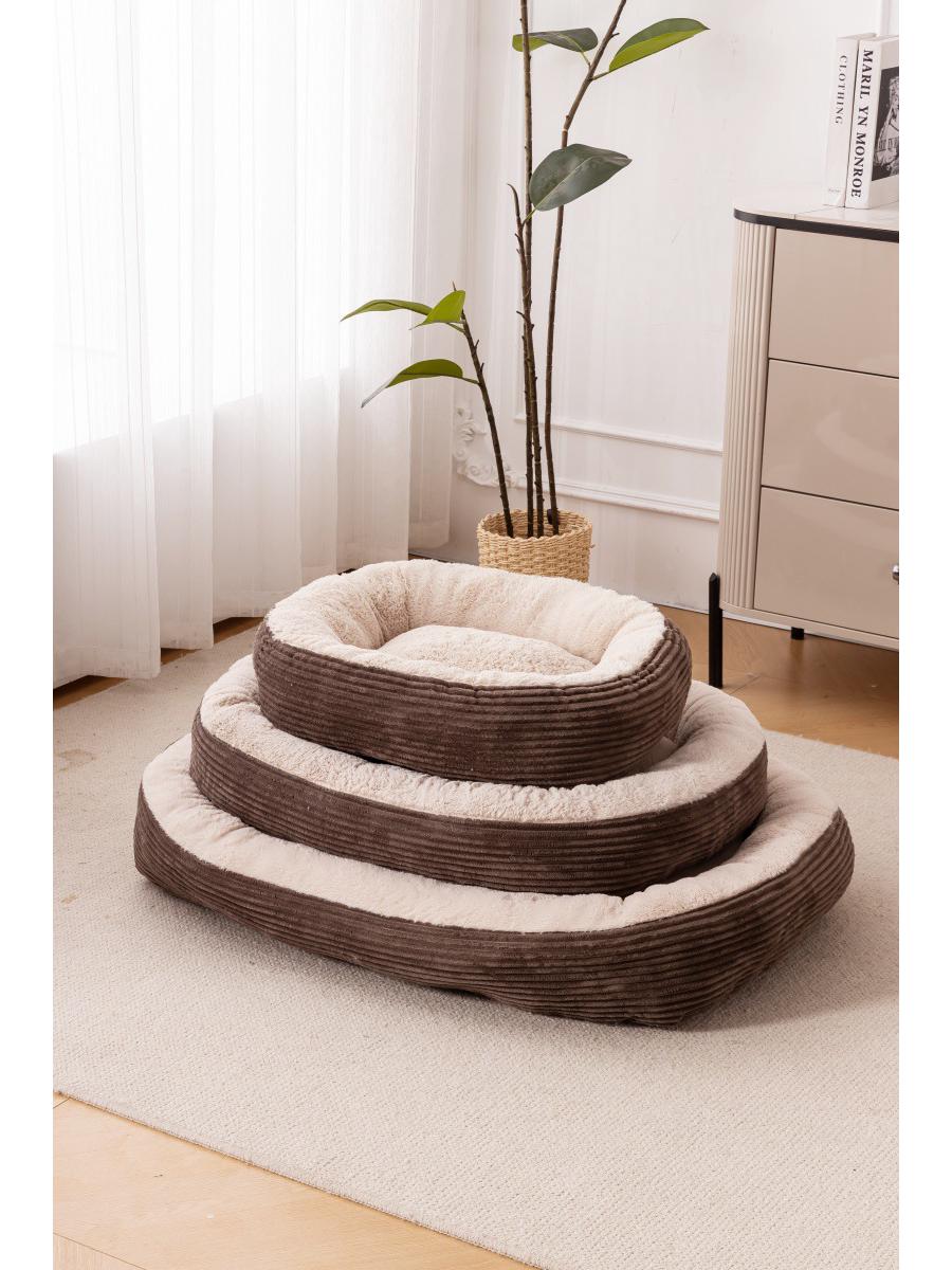 

Spot Machine Washable Winter Warm Pet Bed - Soft, Cozy Nest for Cats & Dogs, Perfect for Deep Sleep S (55x50x18 cm)