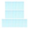 Reusable Striped Drinking Straws with Twisted Pattern for Cold and Hot Beverages Suitable for Daily Use and Parties Pack of 100 Pieces