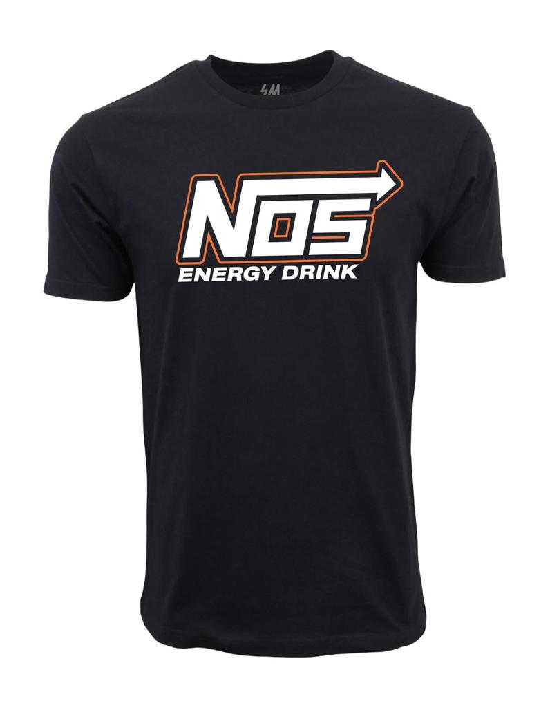 Unisex Adult Casual Graphic NOS Energy Drink Graphic T shirt T-Shirt