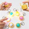 Ith Steamer Mini Ravioli Squishy Squeezable Clicker Portachiavi Panino al Vapore Giocattolo Ragazzi Ragazze