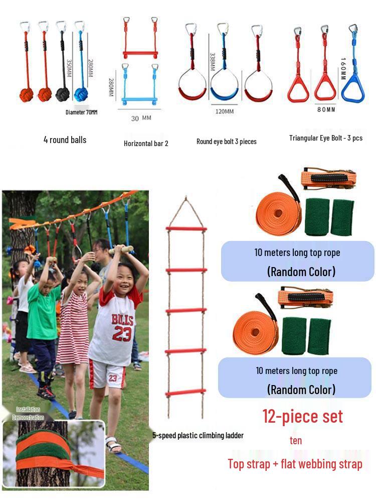 Outdoor Climbing Toys & Swings for Sensory Training and Balance