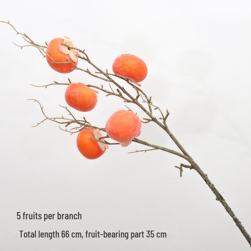 Floor-Standing Artificial Flower Branch Arrangement Vase for Living Room Entrance Decor