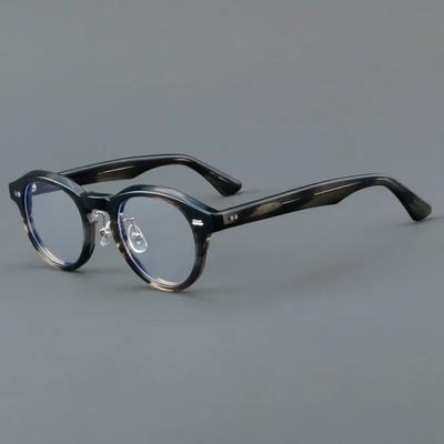 Herren-Brillengestell Damen Anti-Blaulicht Stil Brille Klare Gläser Marken-Designer Weiblich Acetatrahmen Vintage Brille
