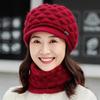 Wool Knitted Wool Hat Ear Protection Duck Tongue Cap Casual Winter Hat  for Women