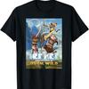 Tricou Unisex-Adulți și Tineri 20th Century Fox Ice Age Aventurile lui Buck Sălbaticul, Negru, Mărimea S