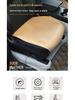 Breathable Suede Velvet Car Seat Cushion for Driver - Perforated, All-Season Cover