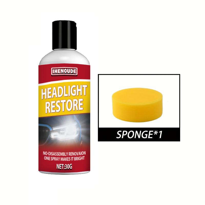 

Car Headlight Restoration Fluid - Removes Yellowing, Oxidation, and Scratches | Nano-Coating Uv Protection | Restore Headlight Clarity