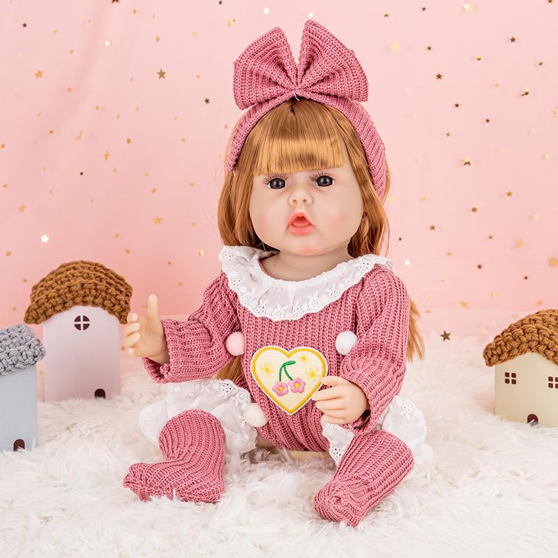 30cm Reborn Doll Simulation Comfort Baby Doll Vinyl Soft Rubber Doll