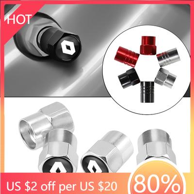 Hub Caps For Renault Megane 2 3 4 Twingo Clio Talisman Captur Traf 4Pcs/8Pcs Alloy Car Tire Valve Stem Air Caps Anti-Theft Airti