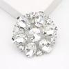 1pcs Luxurious Glass Rhinestone Buttons Fur Coat with Men's and Women's Decor Accessories Hollow Design Metal Sewing Button