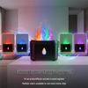Silent Aromatherapy Flame Humidifier with Atmosphere Lamp for Bedroom