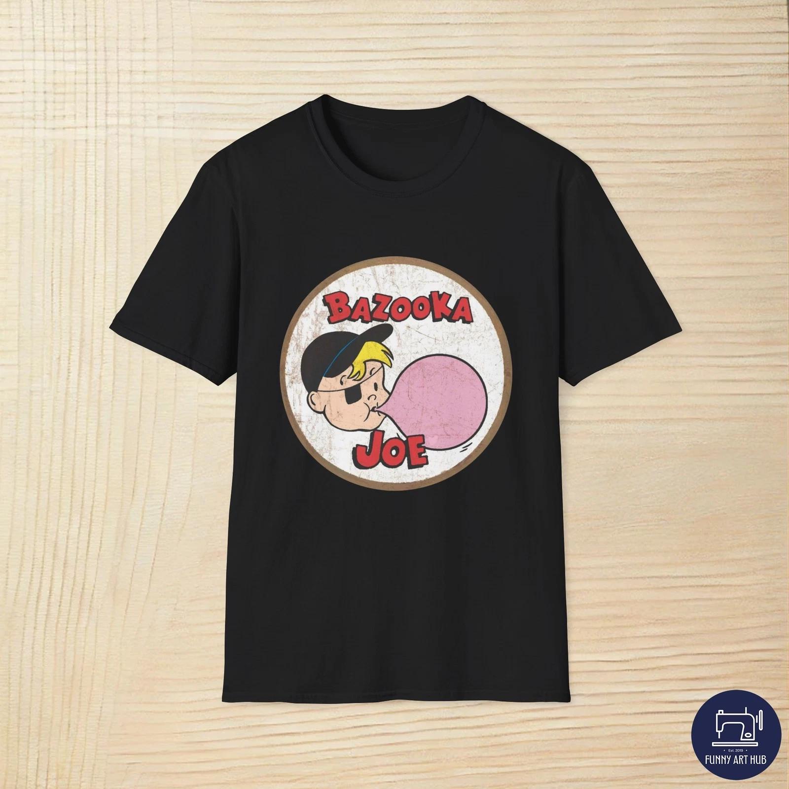 Bazooka Joe Bubble Gum Logo Unisex T-Shirt S
