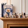 Interactive Holiday Games 2026 Dog Christmas Advent Calendar, 24-Day Acrylic Ornament Set with Mini Puppy Collectible Toy Figures Figures, 2D