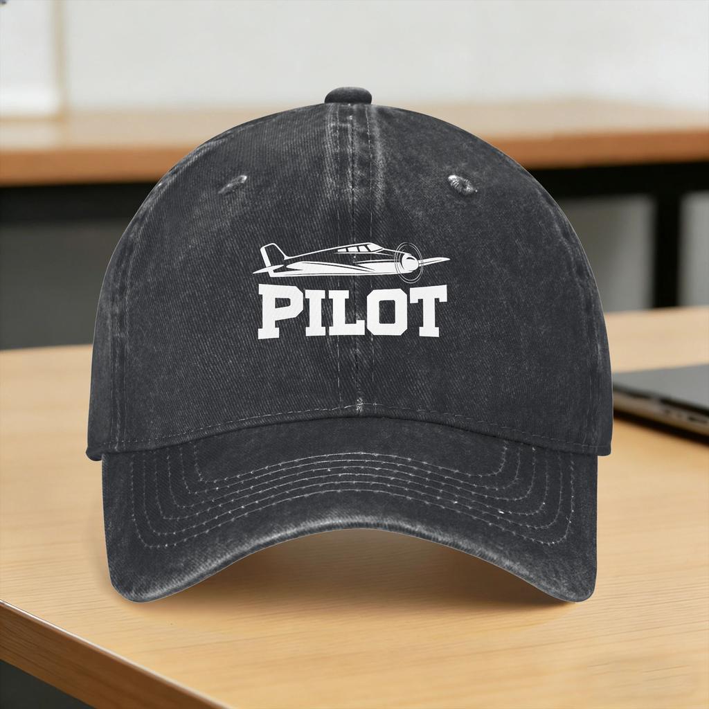 Plant PILOT Logo Baseball Cap Hiking Fishing Breathable Hip Hop Hats Unisex Women Trendy Print Baseball Caps