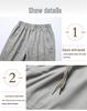 Men's Summer Casual Cotton Straight-Leg Shorts for Middle-Aged & Young, Loose-Fit Sports Outdoor Fashion.
