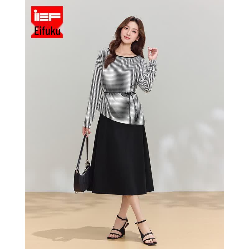 IEF French Style Striped Two-Piece Set S