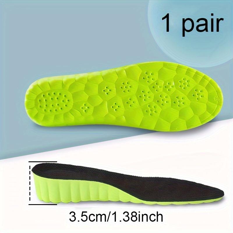 1 Pair of Height Increasing Insoles Men'S Inner Height Increasing Sweat Absorbing Women'S Sports Shock-Absorbing Anti Slip Height Increasing Insoles
