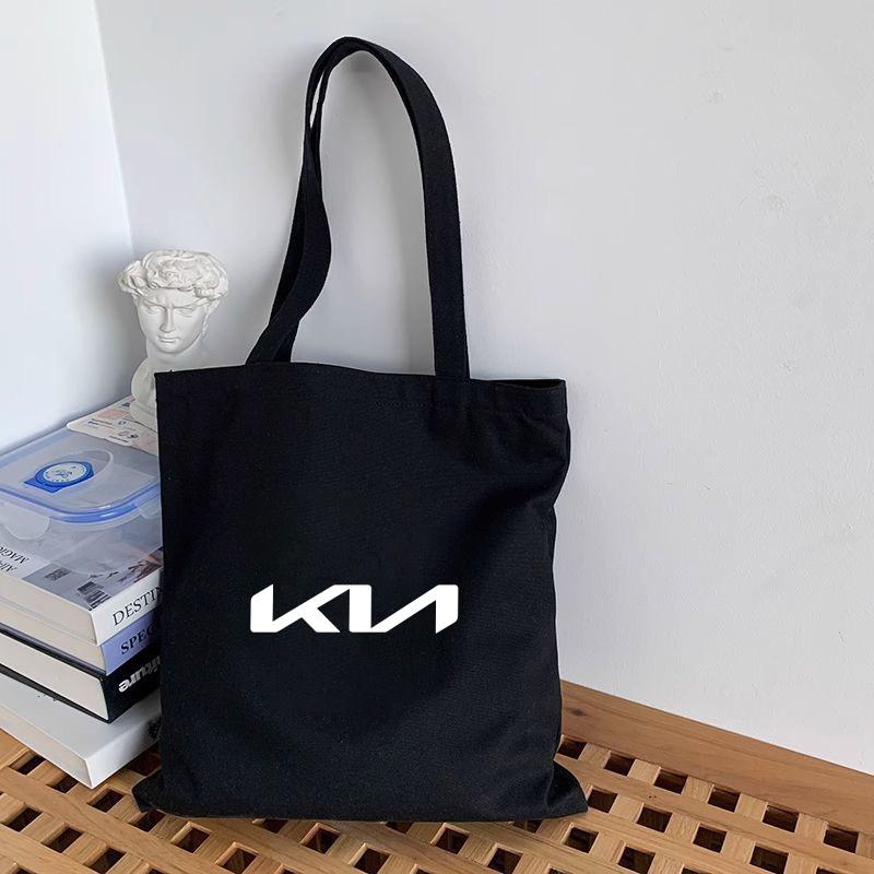PZLX1 Mode Canvas Tasche Einzelne Schulter Handgehaltene Einkaufstasche Tragetasche Für KIA K3 K5 Sportage Picanto Rio Ceed Optima Sorento Cerato