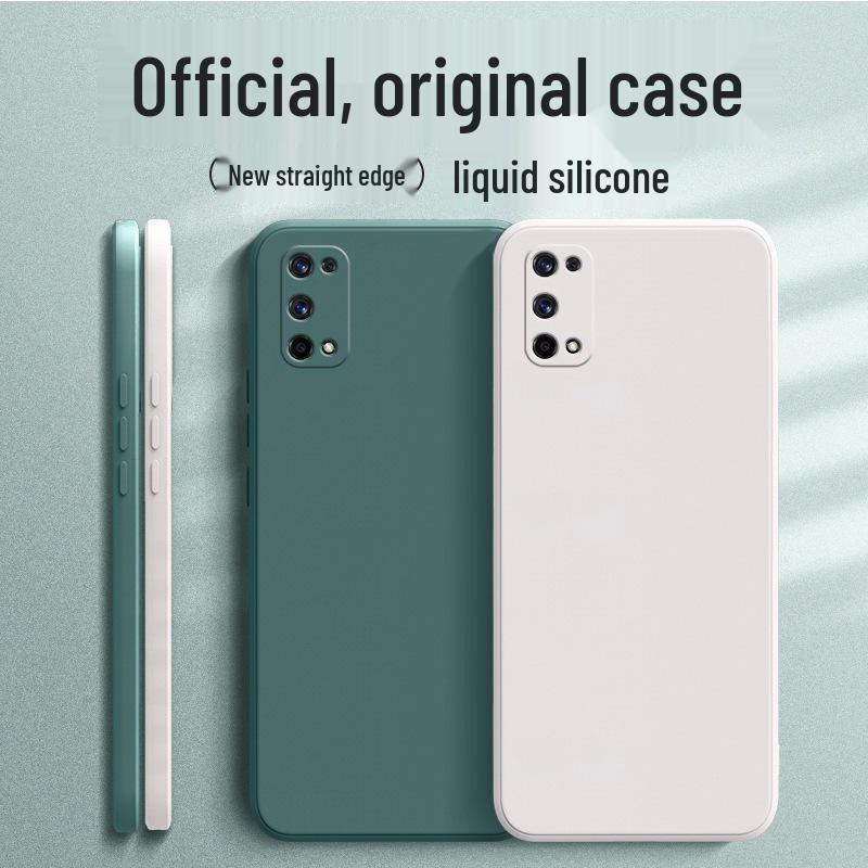 Liquid Silicone Case for realme X7 Pro - Protective Cover for OPPO realme X